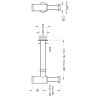 Сифон для раковины металлический VITRA, медь A4512326