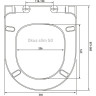 Универсальное сиденье VITRA с микролифтом дюропласт 801-003-019